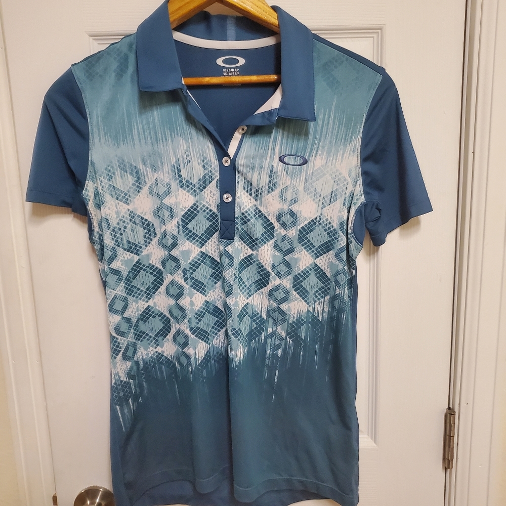 Oakley Teal Golf Polo!